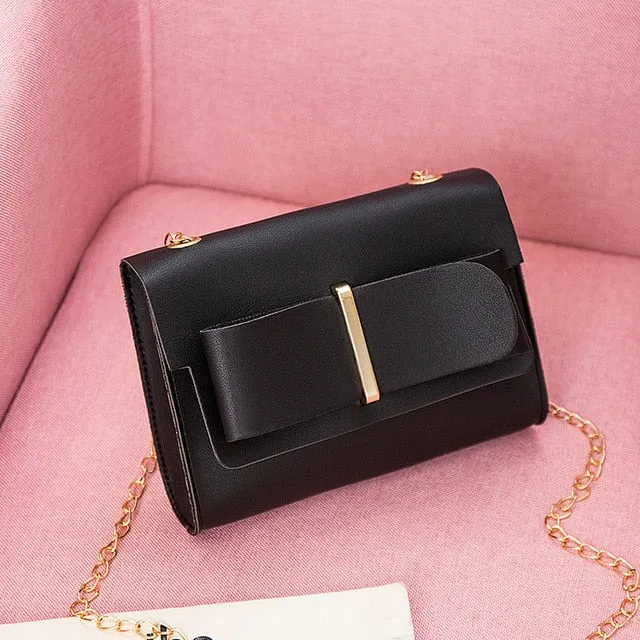 2019 New Arrival Women Bag Crossbody Bags for Women heart Buckle Handbag Glitter Sequins Chain Shoulder Bag PU Leather Handbags
