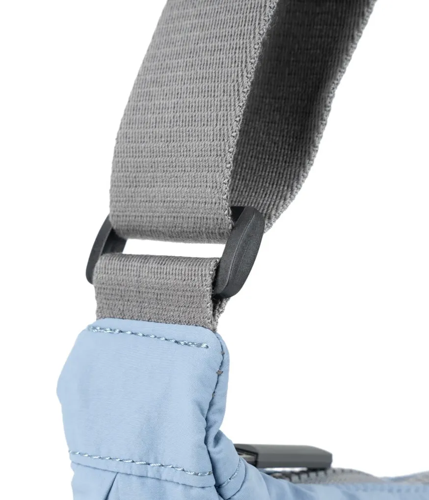 AIRFORCE BLUE FARRINGDON TASLON SLOUCHY CROSSBODY BAG