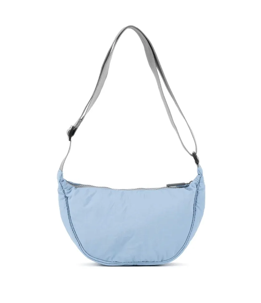 AIRFORCE BLUE FARRINGDON TASLON SLOUCHY CROSSBODY BAG