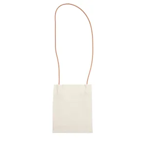Amiacalva Canvas Pochette in White