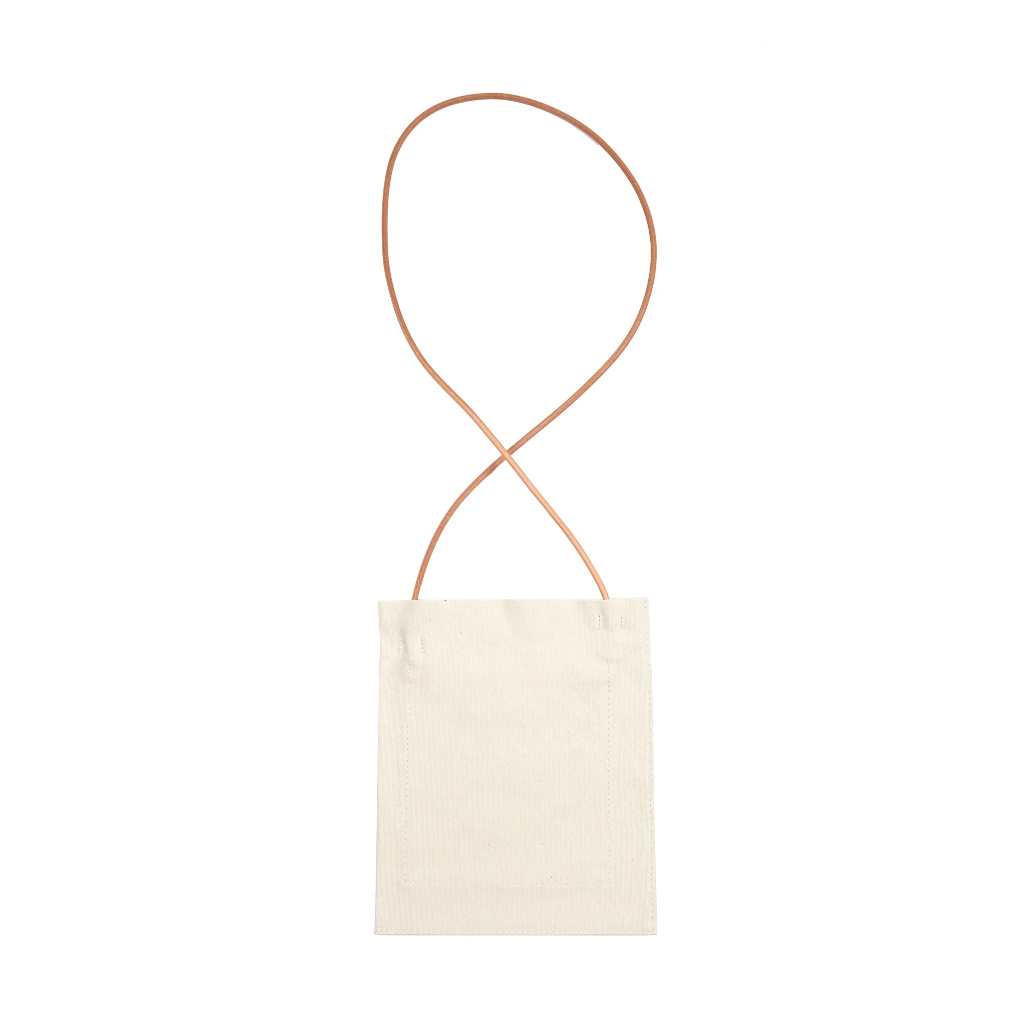 Amiacalva Canvas Pochette in White