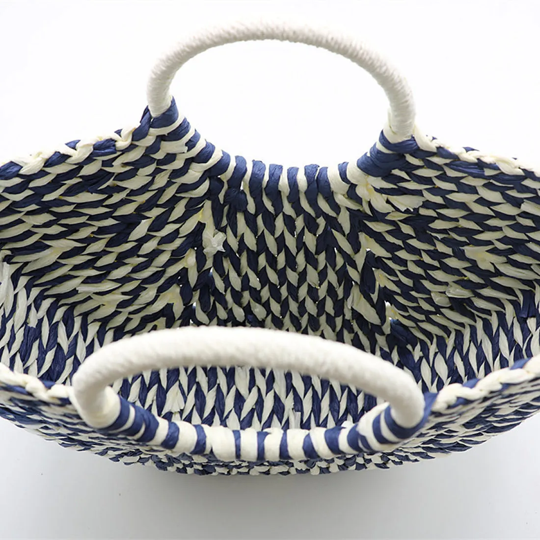 Handmade Straw Woven Handbag