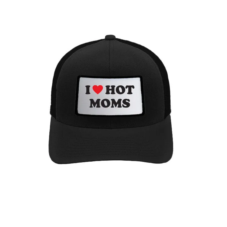 I Love Hot Moms | Men's Structured Trucker Hat