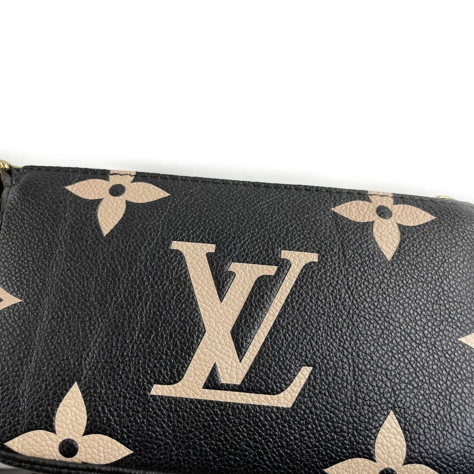 Louis Vuitton Bi-Color Monogram Empreinte Multi Pochette