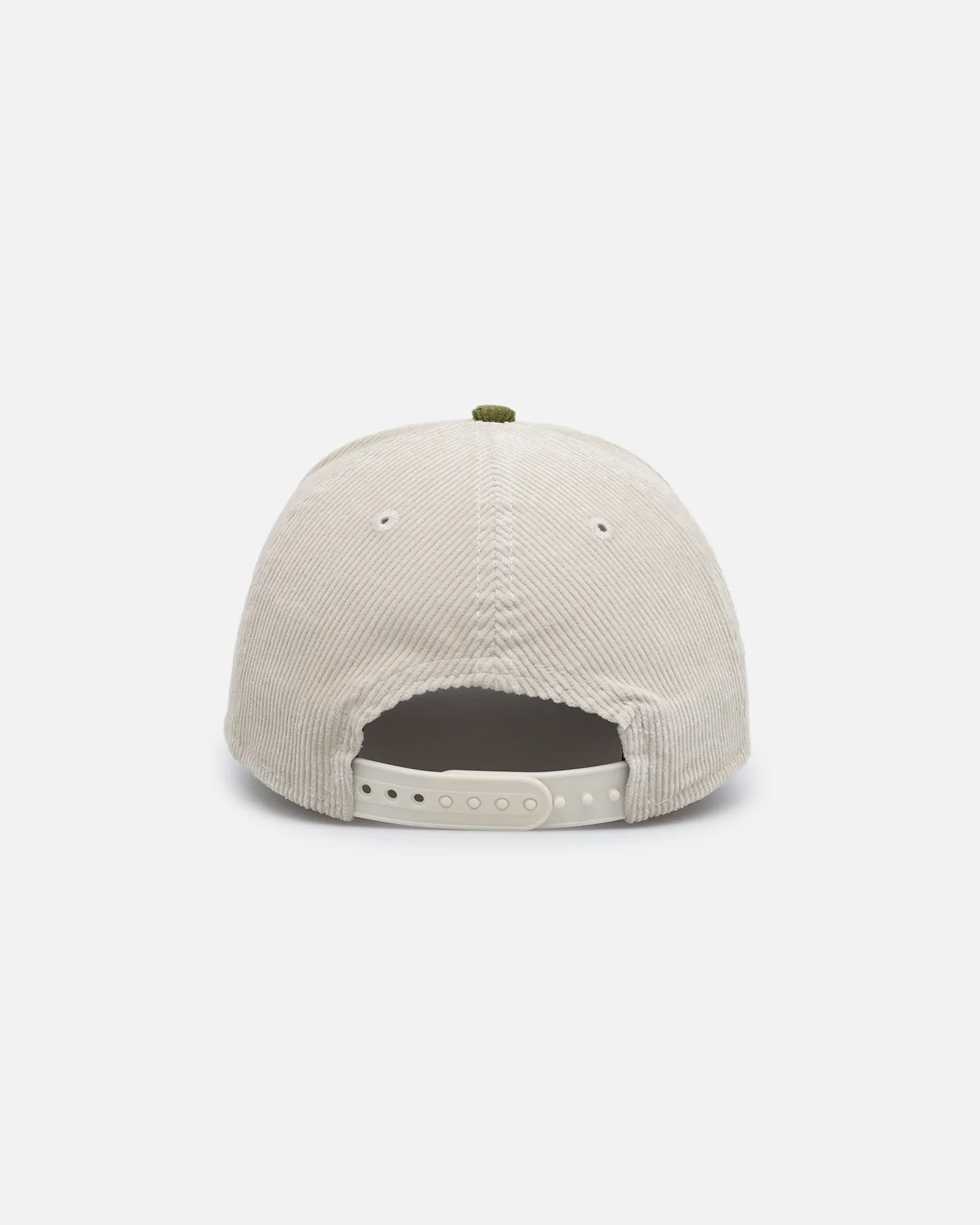 New Era Boston Red Sox 'Dusty Olive Corduroy' Golfer Pre-Curved Snapback Green Med