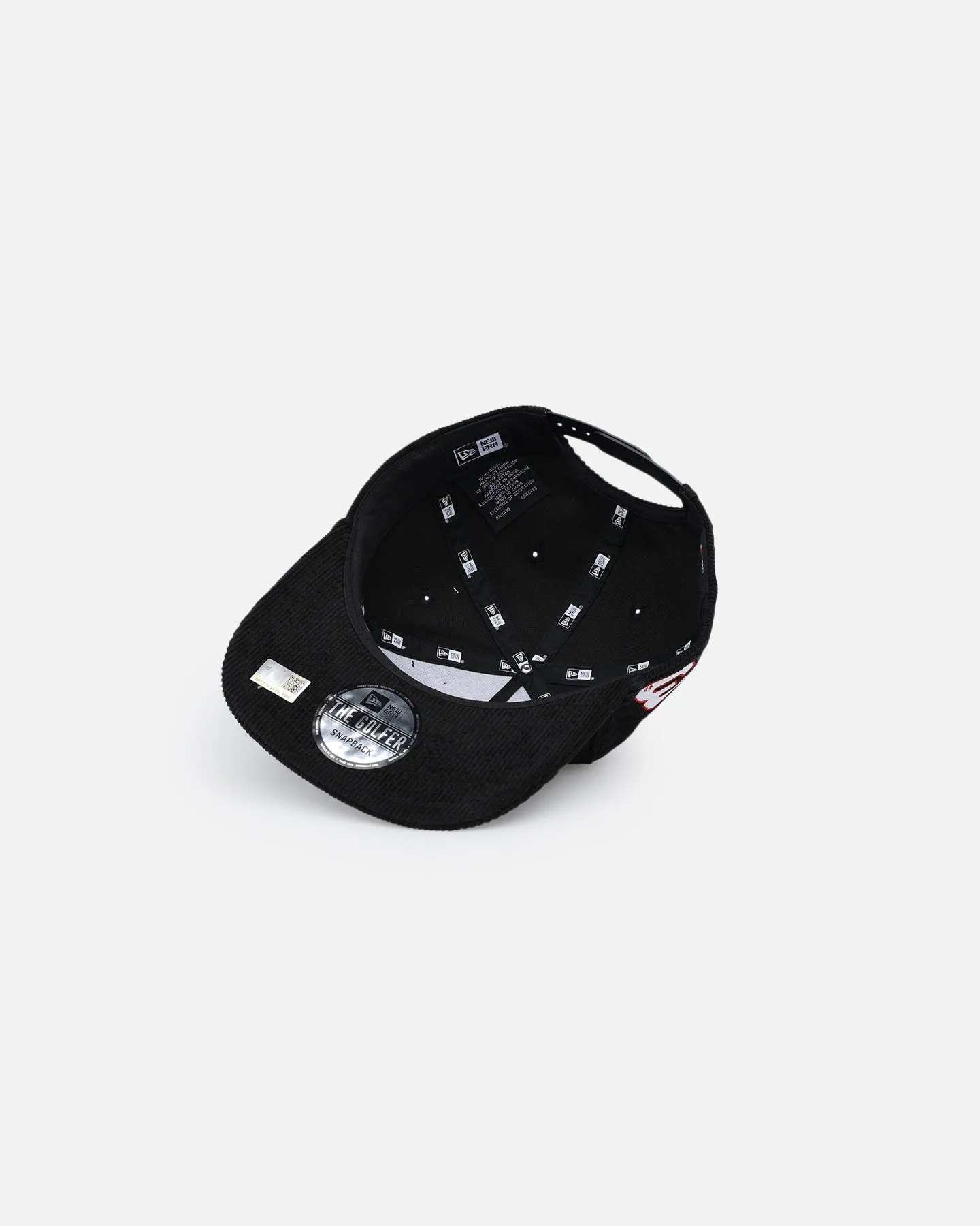 New Era Goodwrench 'Nascar Sponsor Golfer Collection' Corduroy Golfer Snapback Black