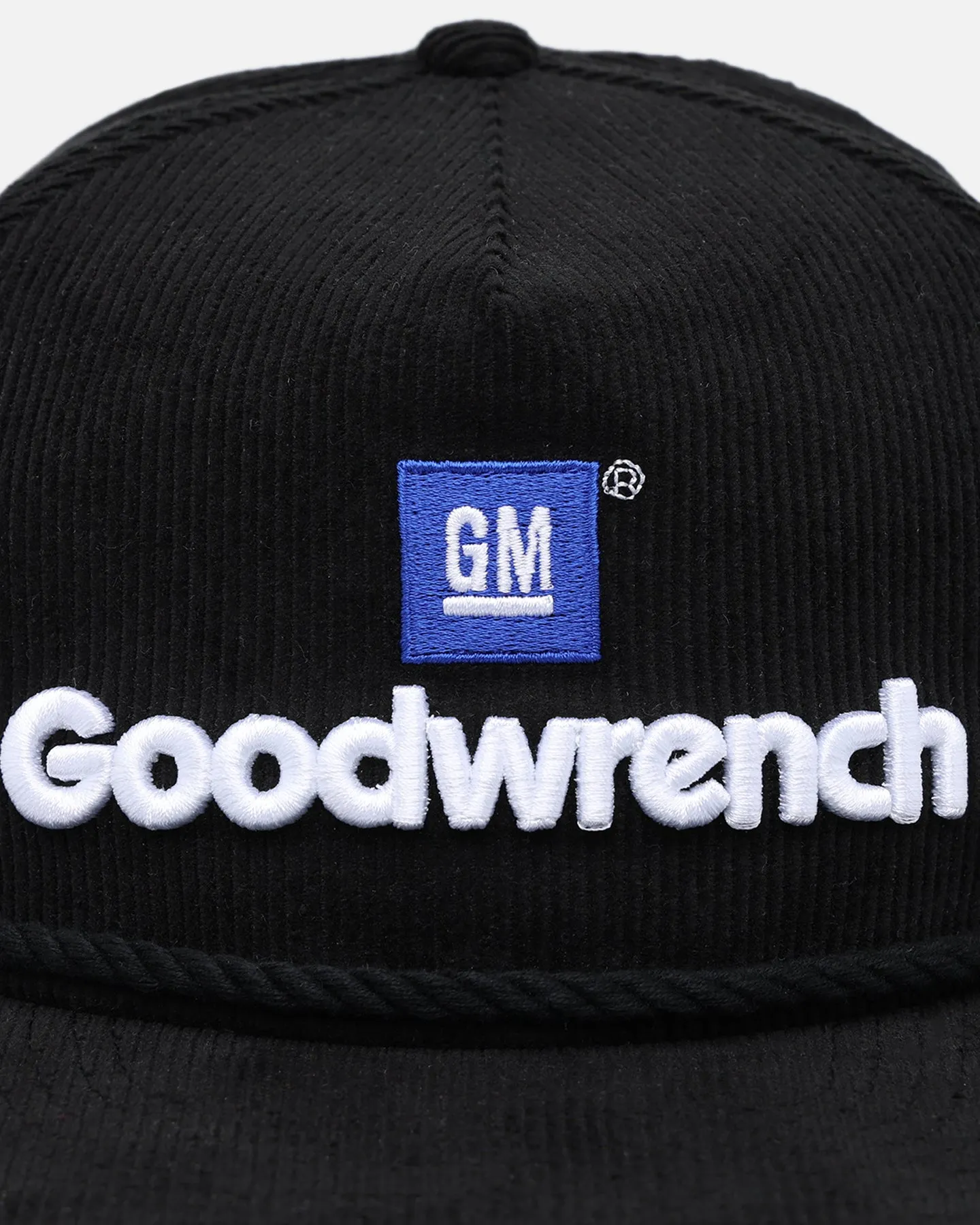 New Era Goodwrench 'Nascar Sponsor Golfer Collection' Corduroy Golfer Snapback Black