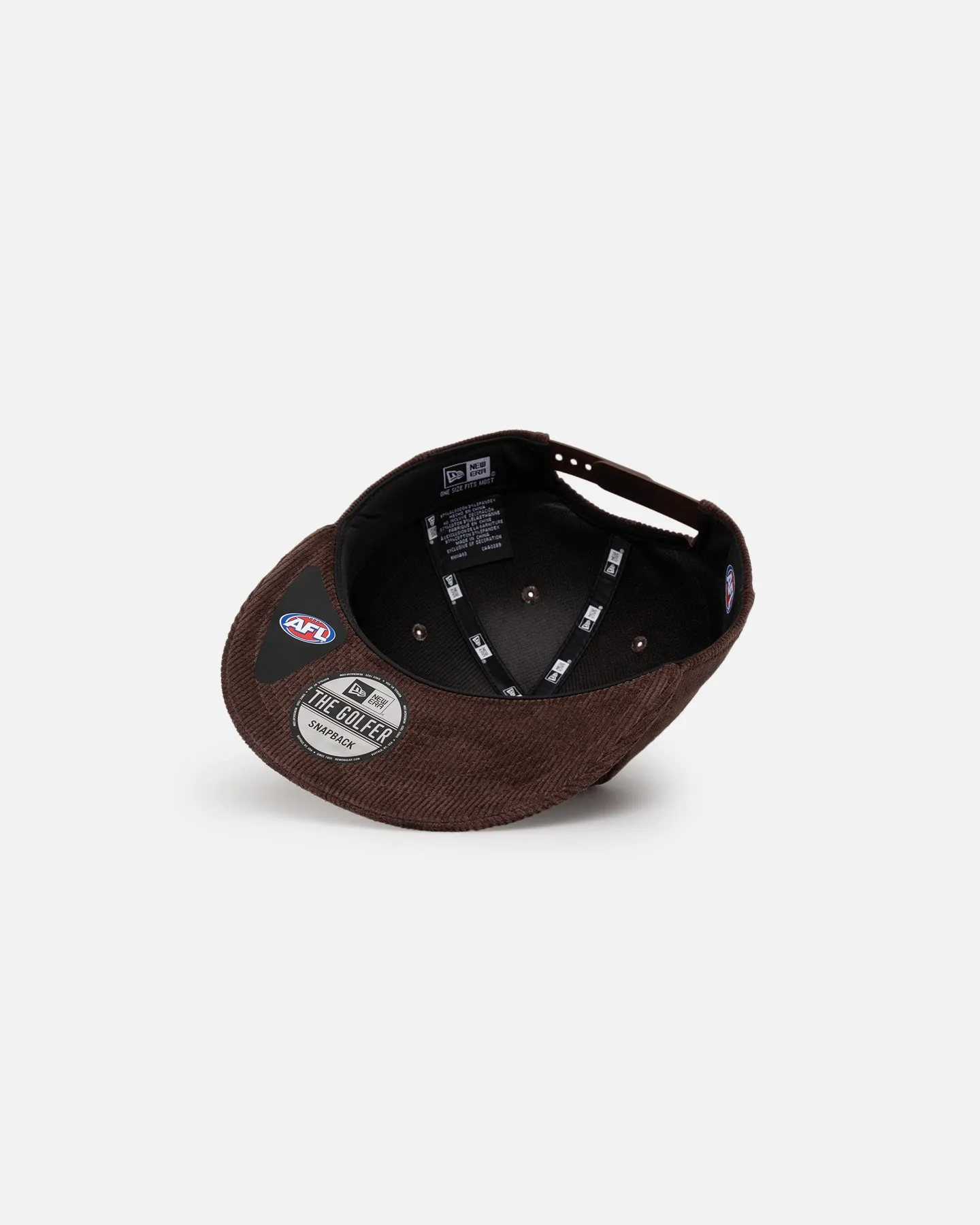 New Era Hawthorn Hawks Golfer Snapback Dark Brown