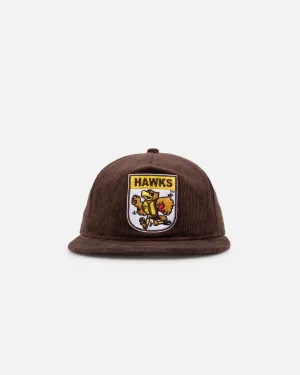 New Era Hawthorn Hawks Golfer Snapback Dark Brown