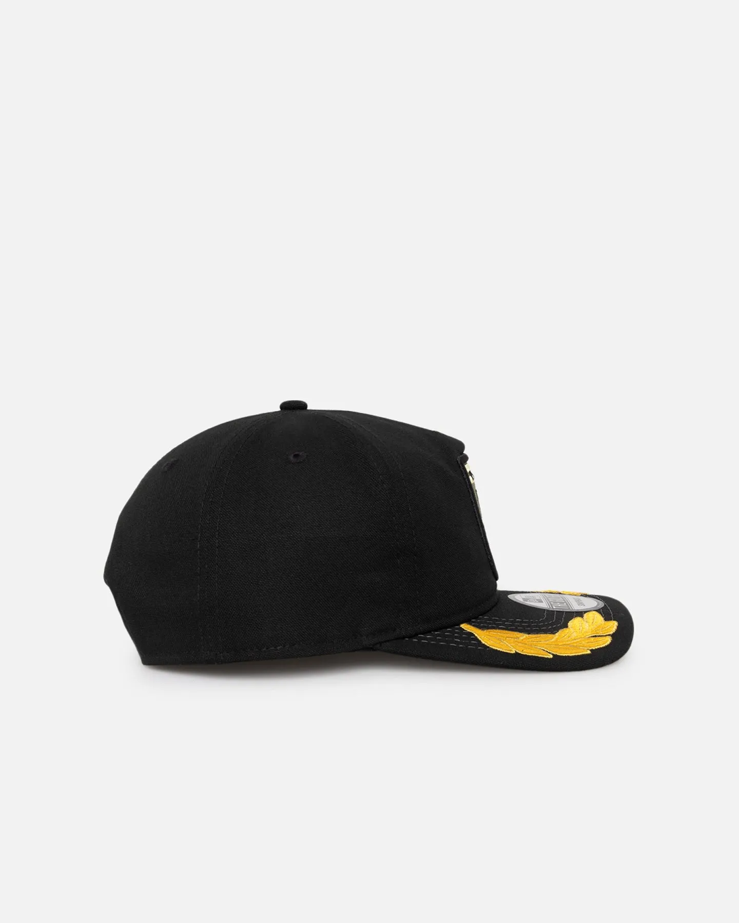New Era Los Angeles Dodgers 'Military Patch' Pre-Curved Golfer Snapback Black