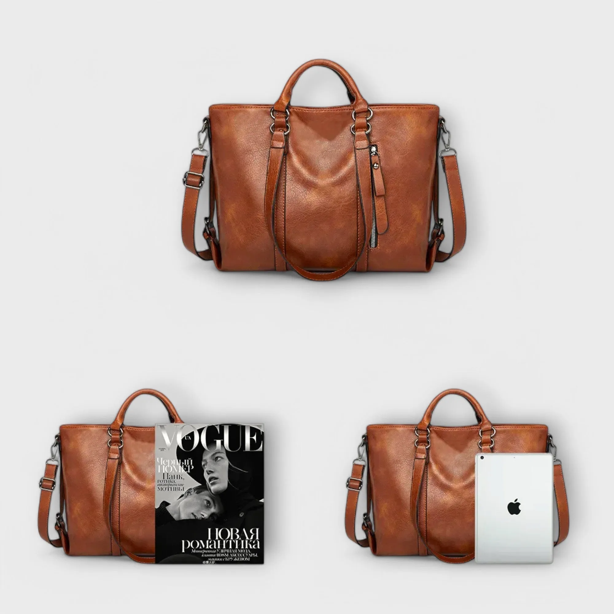 Oversized Leather Tote