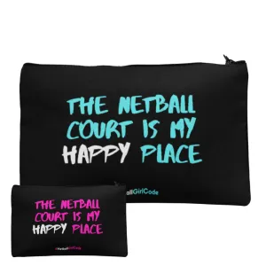 'The Netball Court is my Happy Place' Accessories Bag