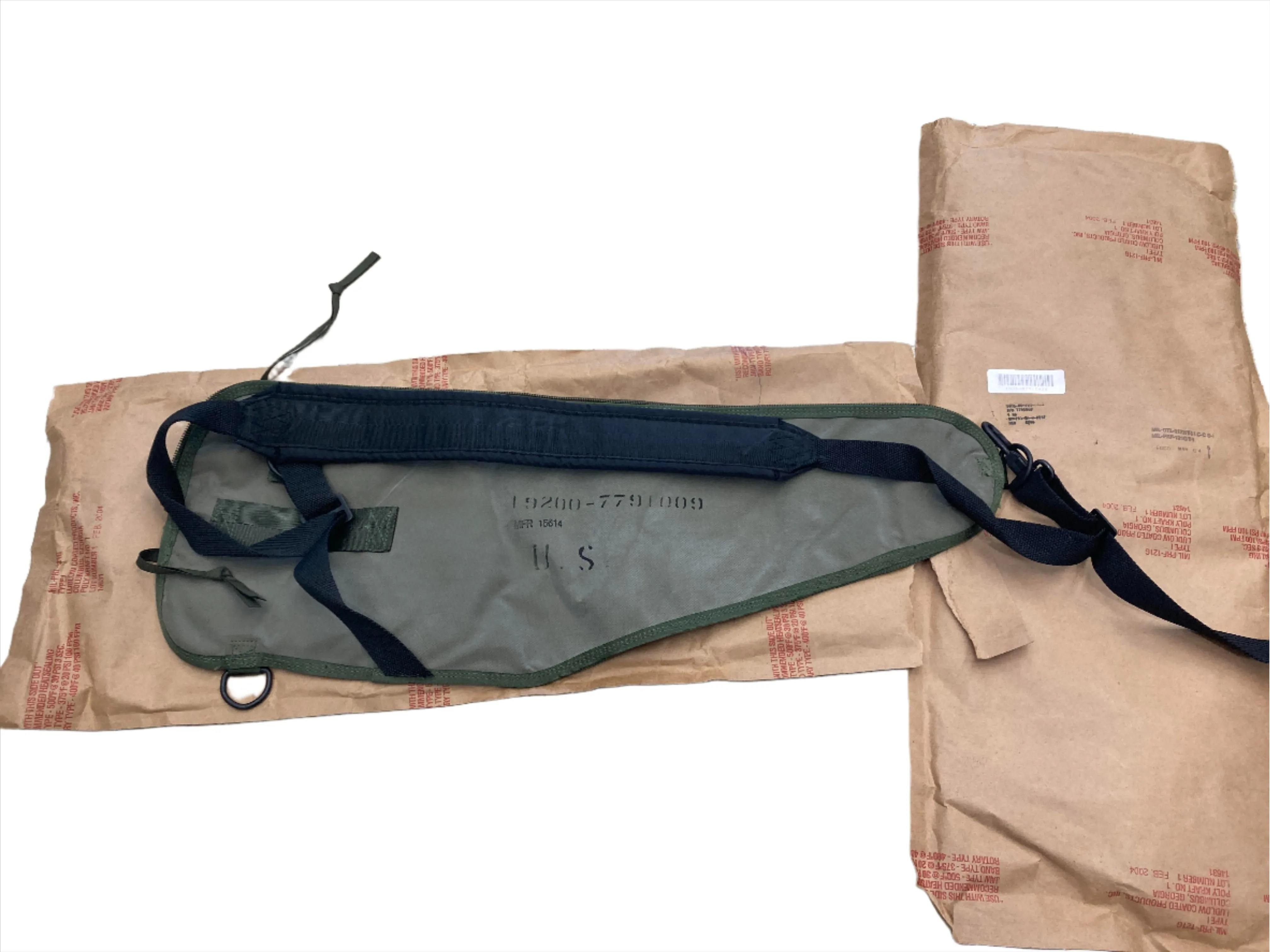 USGI M60 Spare Barrel Bag Olive Drab 1005-00-791-5420