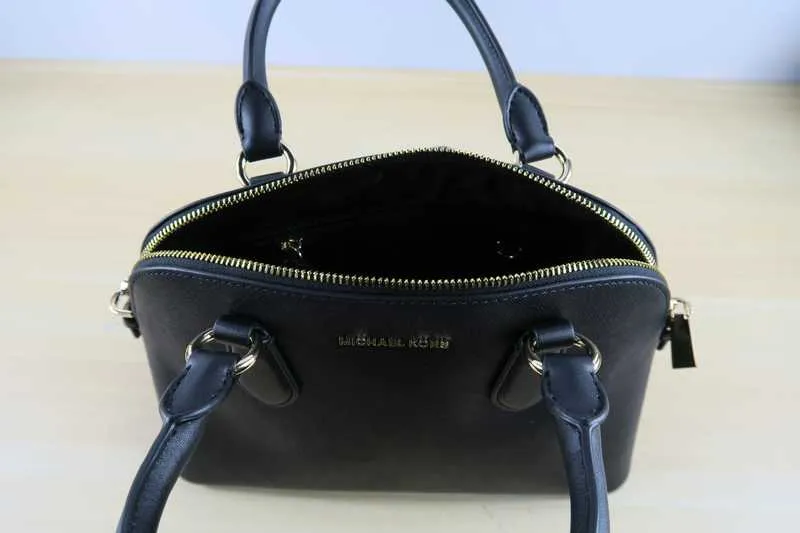 Veronica Medium Saffiano Leather Dome Satchel